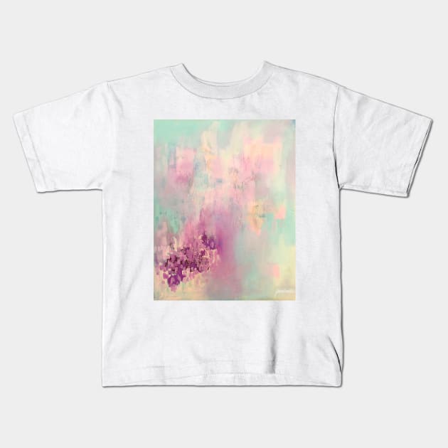 Oil Painting Watercolor-Looking Art Kids T-Shirt by RetroGeek